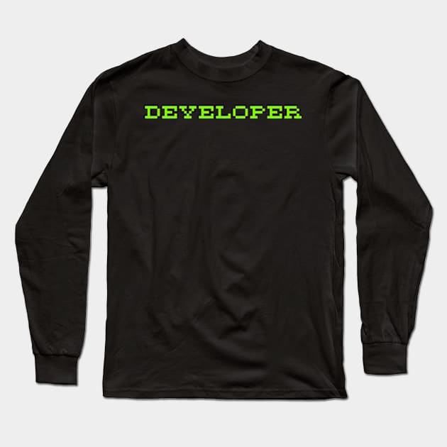 Developer Long Sleeve T-Shirt by BjornCatssen